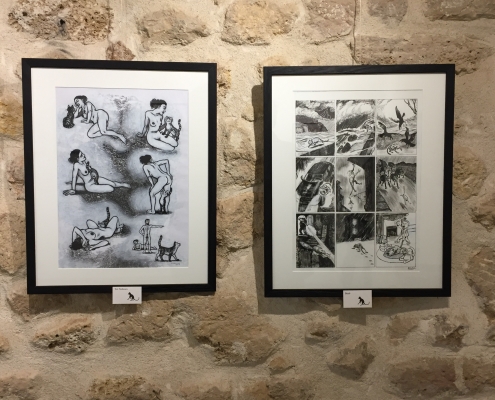 L'exposition Chats, hommage à Steilen sur le SoBD