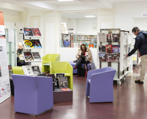 Corner SoBD Marc-Antoine Mathieu à la Bibliothèque Arthur Rimbaud