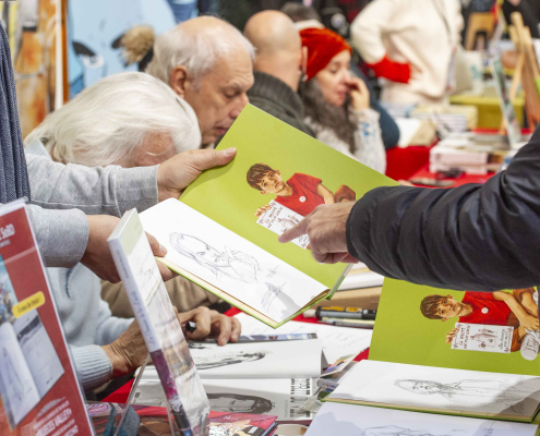 Stand des éditions Fordis au SoBD 2023