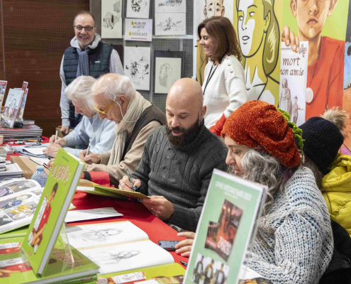 Stand des éditions Fordis au SoBD 2023