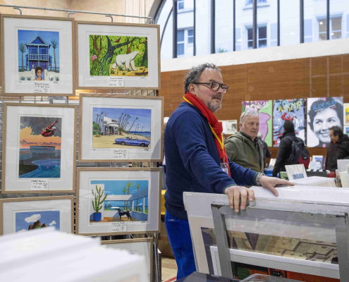 Stand de la Galerie Collin au SoBD