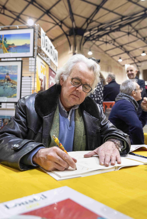 L'invité d'honneur, Jacques de Loustal au stand de la Galerie Collin