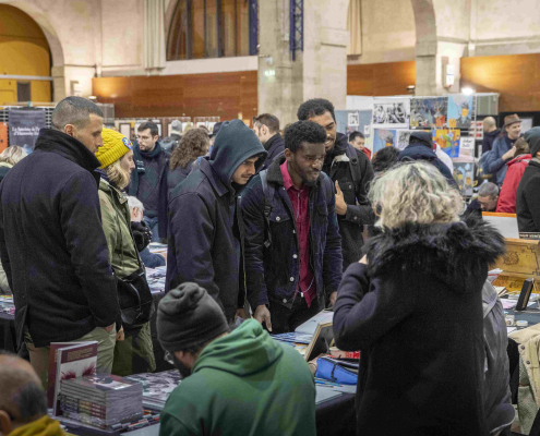 Vue des stands du SoBD 2023