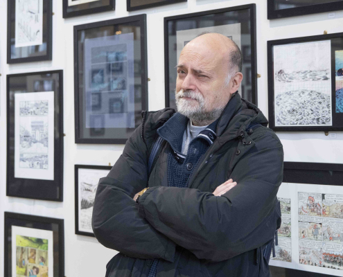 Portrait du commissaire d'expos Antoni Guiral, du Museu de San Cugat