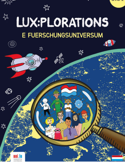 Couverture de la BD LUX:PLORATIONS, vol.2, 2022, Université du Luxembourg
